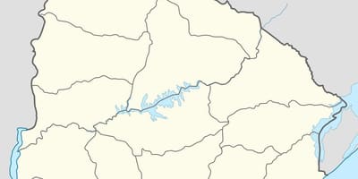 মানচিত্র উরুগুয়ে সীমারেখা